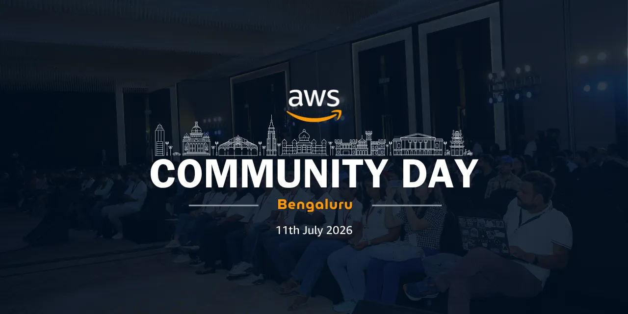 AWS Community Day Bengaluru 2026 banner